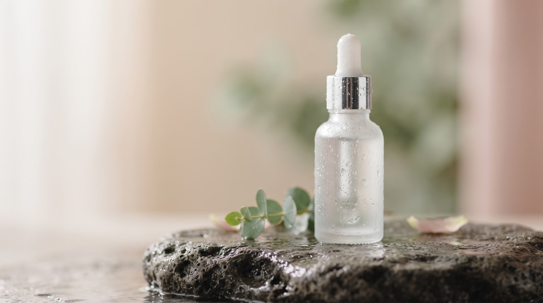 A skincare product still in the ReelSeconds output style
