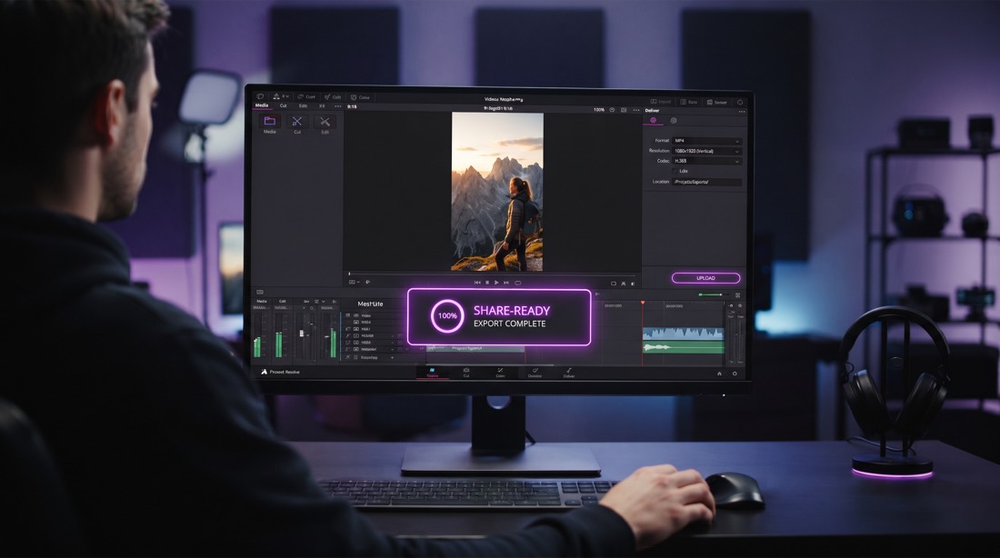 The download stage of the ReelSeconds studio flow
